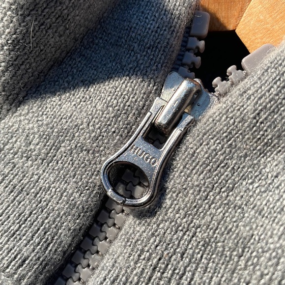 Hugo Boss Zip Front Cardigan - Picture 3 of 11